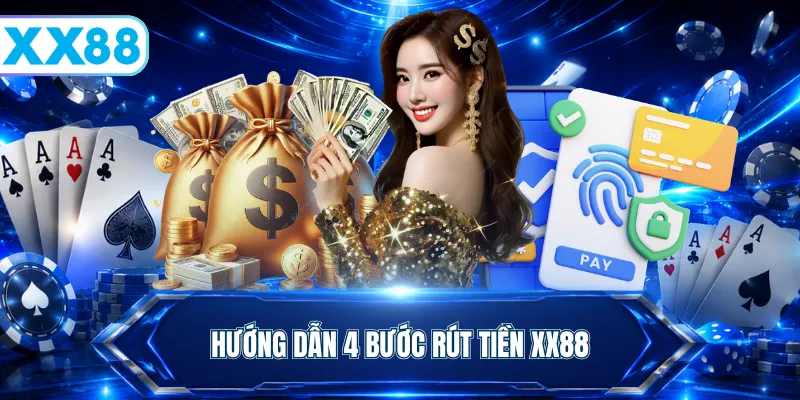 Hướng dẫn 4 bước rút tiền XX88